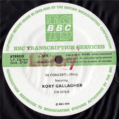 Rory Gallagher - In Concert-194 download mp3 flac