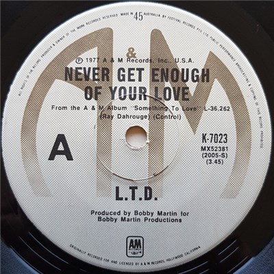 L.T.D. - Never Get Enough Of Your Love / Make Someone Smile, Today ! download mp3 flac