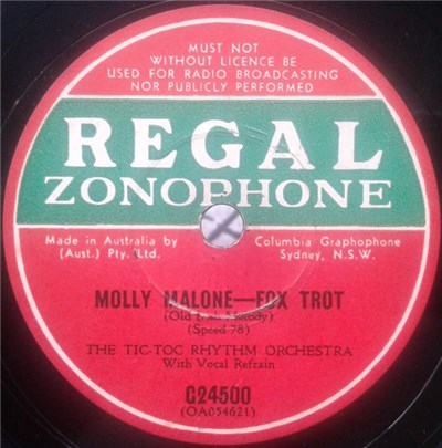 The Tic Toc Rhythm Orchestra - Molly Malone / I'll Take You Home Again, Kathleen download mp3 flac