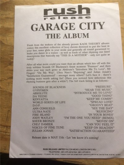 Various - Garage City download mp3 flac