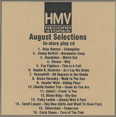 Various - HMV Record Stores August Selections download mp3 flac