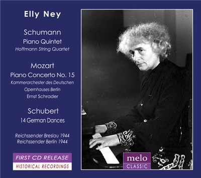 Elly Ney, Schumann / Mozart / Schubert - Piano Quintet / Piano Concerto No.15 / 14 German Dances download mp3 flac