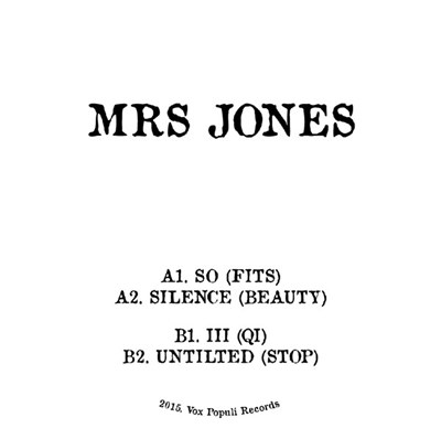 Mrs Jones - Untitled download mp3 flac