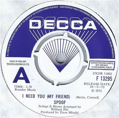 Spoof - I Need You My Friend download mp3 flac