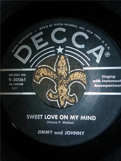 Jimmy & Johnny - Sweet Love On My Mind / Imagination download mp3 flac