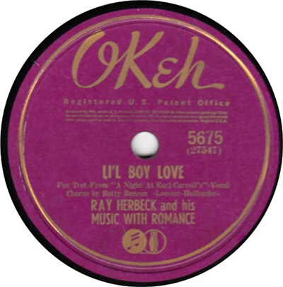 Ray Herbeck And His Music With Romance - Li'l Boy Love / One Look At You download mp3 flac