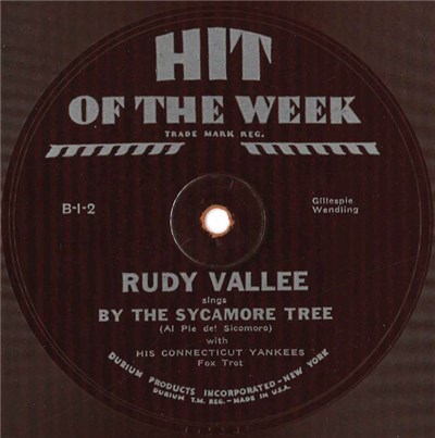 Rudy Vallee With His Connecticut Yankees - By The Sycamore Tree (Al Pie Del Sicomoro) download mp3 flac