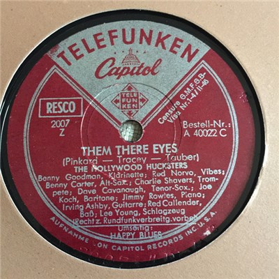 The Hollywood Hucksters - Them There Eyes / Happy Blues download mp3 flac