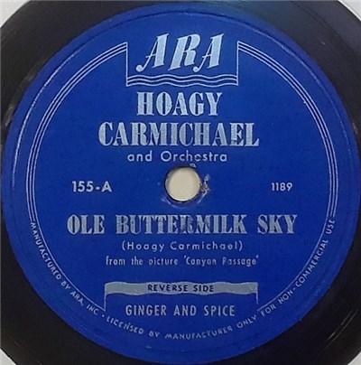 Hoagy Carmichael - Ole Buttermilk Sky / Ginger And Spice download mp3 flac