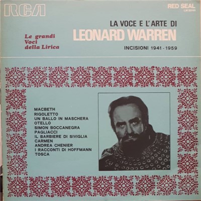 Leonard Warren - La Voce E L'arte Di Leonard Warren Incisioni 1941-1959 download mp3 flac