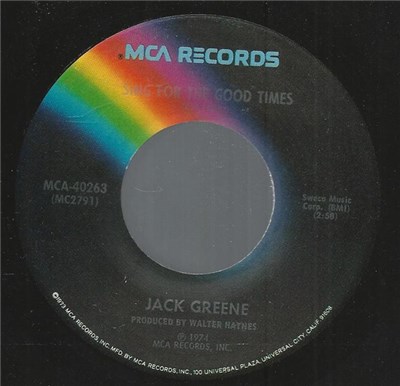 Jack Greene - Sing For The Good Times download mp3 flac