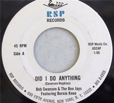 Bob Swanson & The Bee Jays - Did I Do Anything download mp3 flac