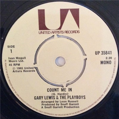 Gary Lewis & The Playboys - Count Me In download mp3 flac