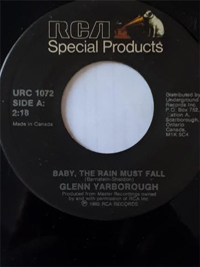 Glenn Yarborough / Connie Smith - Baby, The Rain Must Fall / Tiny Blue Transistor Radio download mp3 flac