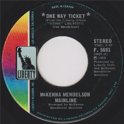 McKenna Mendelson Mainline - One Way Ticket download mp3 flac