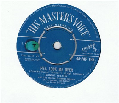 Ronnie Hilton - Hey, Look Me Over download mp3 flac