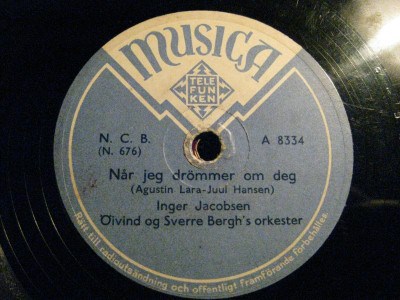 Inger Jacobsen, Öivind Og Sverre Bergh's Orkester - Når Jeg Drömmer Om Deg / Symfoni download mp3 flac
