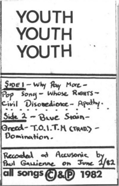 Youth Youth Youth - Demo '82 download mp3 flac