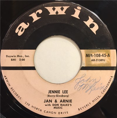 Jan & Arnie - Jennie Lee download mp3 flac
