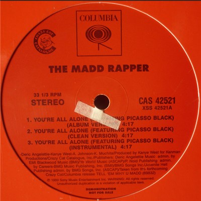 The Madd Rapper - You're All Alone / DOT Vs. TMR download mp3 flac
