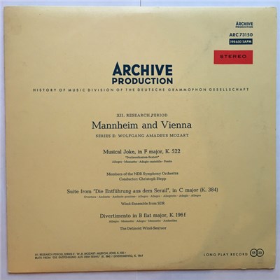 Wolfgang Amadeus Mozart - Musical Joke, In F Major, K. 522 · Suite From "Die Entführung Aus Dem Serail", In C Major (K. 384) · Divertimento In B Flat Major, K. 196f download mp3 flac