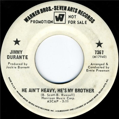 Jimmy Durante - He Ain't Heavy, He's My Brother / Look Ahead Little Girl download mp3 flac