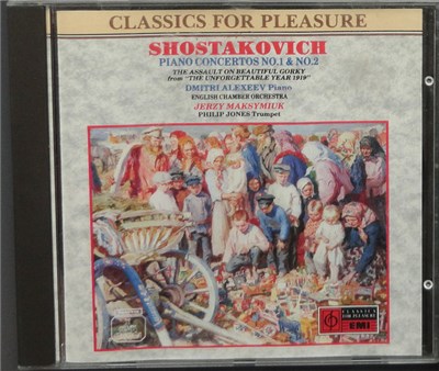 Shostakovich, Dmitri Alexeev, Philip Jones, English Chamber Orchestra, Jerzy Maksymiuk - Piano Concertos No.1 & No.2 / The Assault On Beautiful Gorky From "The Unforgettable Year 1919" download mp3 flac