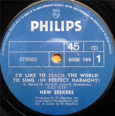 The New Seekers - I'd Like To Teach The World To Sing (In Perfect Harmony) download mp3 flac