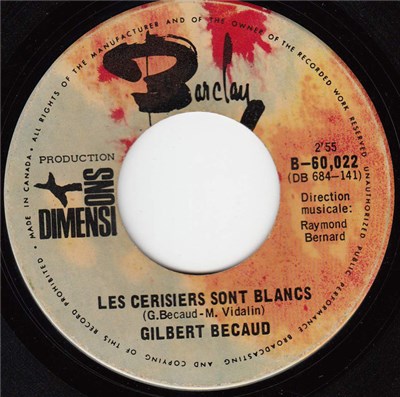 Gilbert Bécaud - Les Cerisiers Sont Blancs download mp3 flac