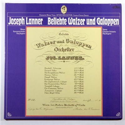Josef Lanner - Beliebte Walzer Und Galoppen download mp3 flac