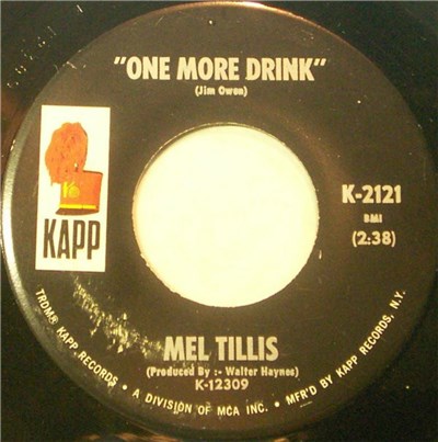 Mel Tillis - One More Drink / I Could Never Be Ashmed Of You download mp3 flac