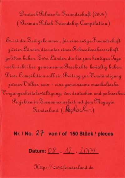 Various - Deutsch Polnische Freundschaft (German Polish Friendship Compilation) download mp3 flac