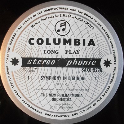 Otto Klemperer, César Franck, New Philharmonia Orchestra - Symphony In D Minor download mp3 flac