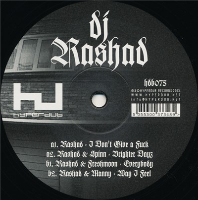 DJ Rashad - I Don't Give A Fuck download mp3 flac