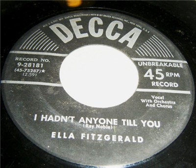 Ella Fitzgerald - I Hadn't Anyone Till You / Gee, But I'm Glad To Know You Love Me download mp3 flac