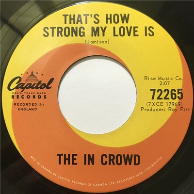 The In Crowd - That's How Strong My Love Is download mp3 flac