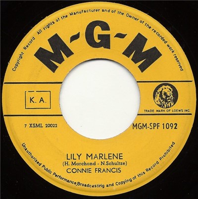 Connie Francis - Jamais (Your Love) / Lily Marlene download mp3 flac