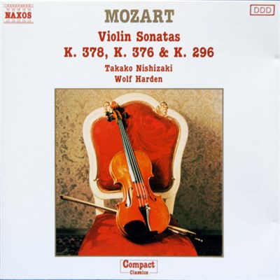Mozart, Takako Nishizaki, Wolf Harden - Violin Sonatas K.378, K.376 & K.296 download mp3 flac