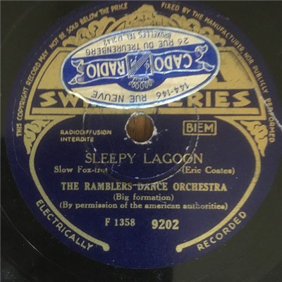 The Ramblers Dance Orchestra - Sleepy Lagoon / So What ! download mp3 flac