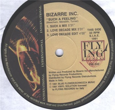 Bizarre Inc. - Such A Feeling / Raise Me download mp3 flac
