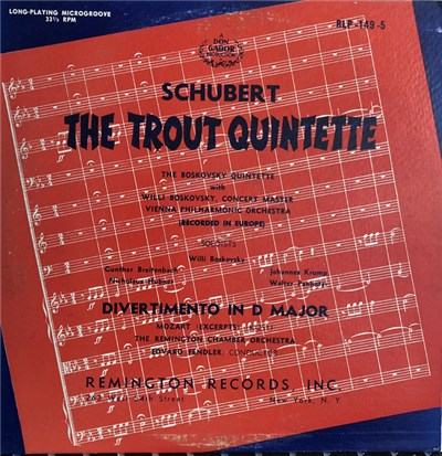 Franz Schubert, Wolfgang Amadeus Mozart, The Boshovsky Quintette - The Trout Quintet download mp3 flac
