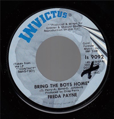 Freda Payne - Bring The Boys Home / I Shall Not Be Moved download mp3 flac