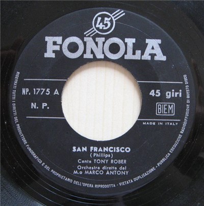 Orchestra Marco Antony Canta Tony Rober Canta Marco - San Francisco download mp3 flac