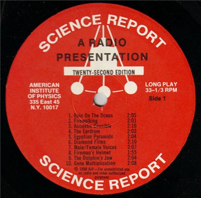 Unknown Artist - Science Report: A Radio Presentation (Twenty-Second Edition) download mp3 flac