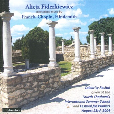 Alicja Fiderkiewicz - Plays Piano Music By Franck, Chopin, Hindemith download mp3 flac
