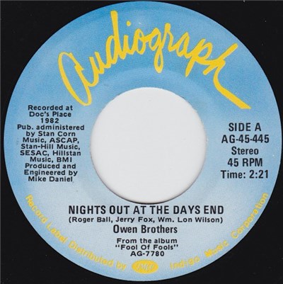 Owen Brothers - Nights out at the Days End download mp3 flac