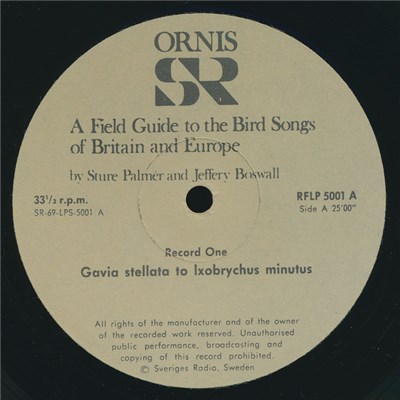 No Artist - The Peterson Field Guide To The Bird Songs Of Britain And Europe: Record 1 download mp3 flac