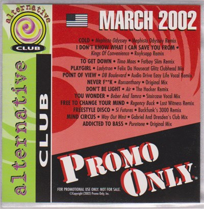Various - Promo Only Alternative Club March 2002 download mp3 flac