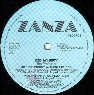 Dee Jay Fifty (The Professor) - Into The Groove (A-Thon) Rap download mp3 flac