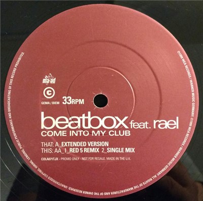 Beatbox Feat. Rael - Come Into My Club download mp3 flac